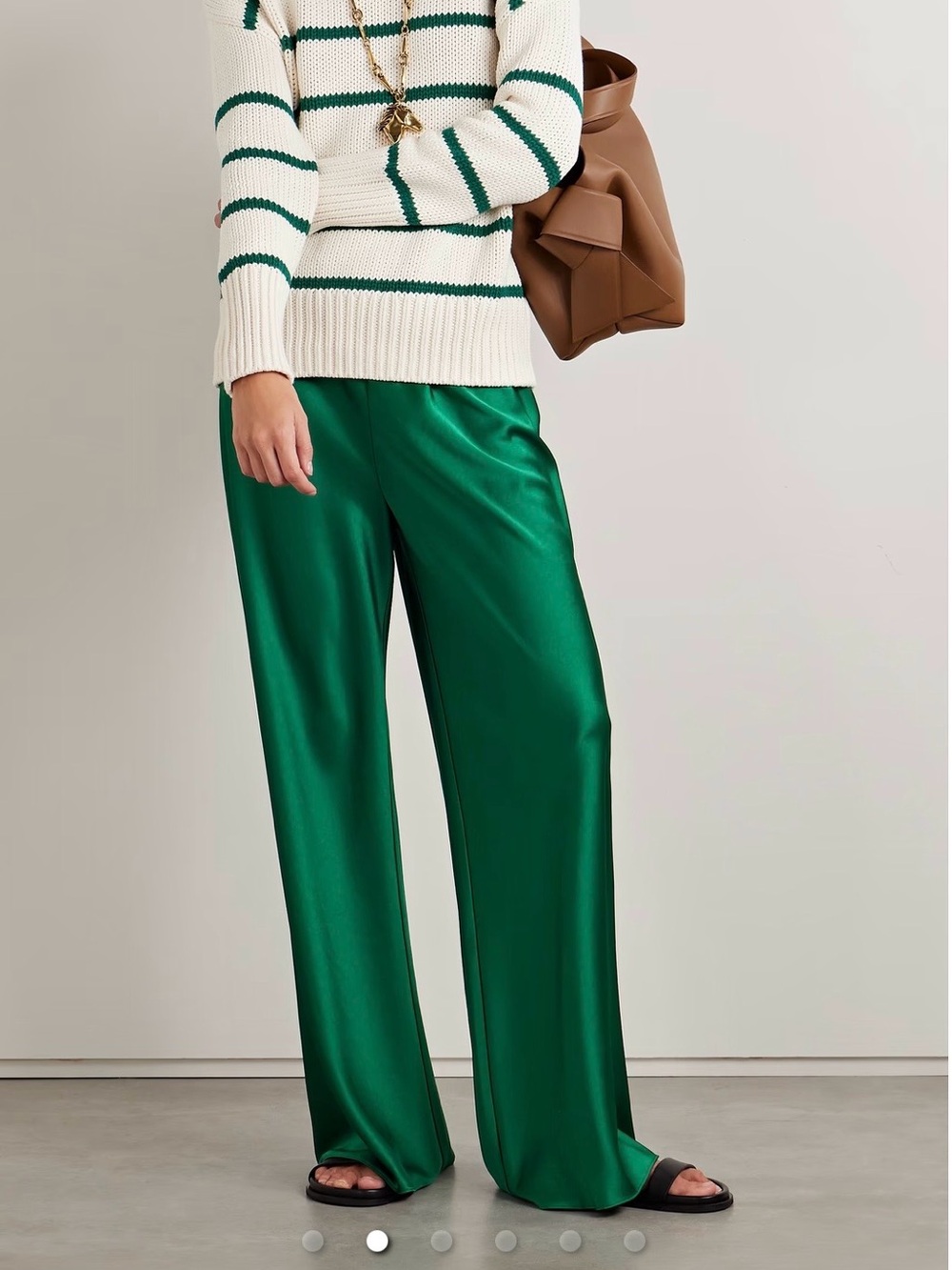 NWT La Ligne Satin Colby Pants